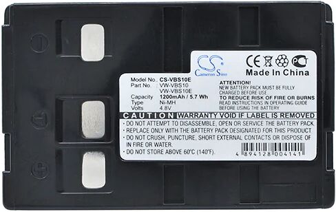 Cameron Sino Vbs10E Battery Replacement For Panasonic Camera