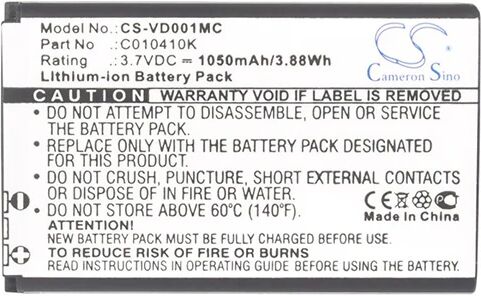 Cameron Sino Vd001Mc Battery Replacement For Contour Camera