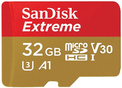 SanDisk 32 Gb Extreme Microsd With Sd Adaptor