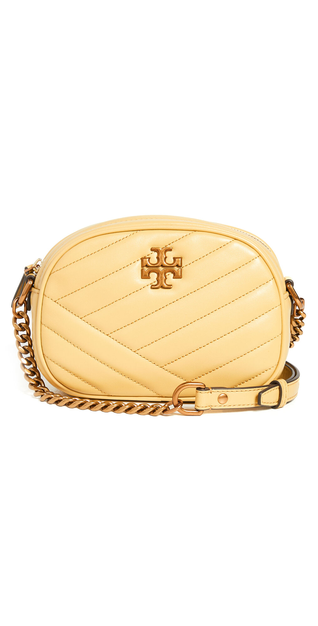 Tory Burch Kira Chevron Small Camera Bag Beeswax One Size  Beeswax  size:One Size