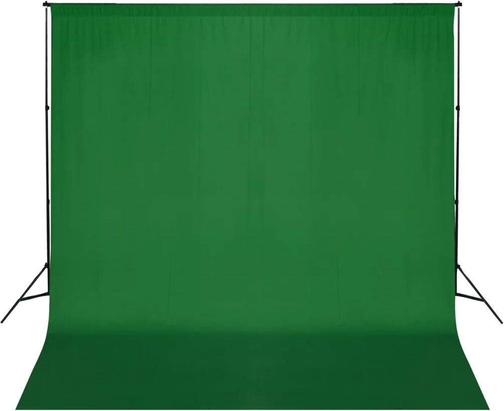 vidaXL Sistem de suport fundal, 600 x 300 cm, verde