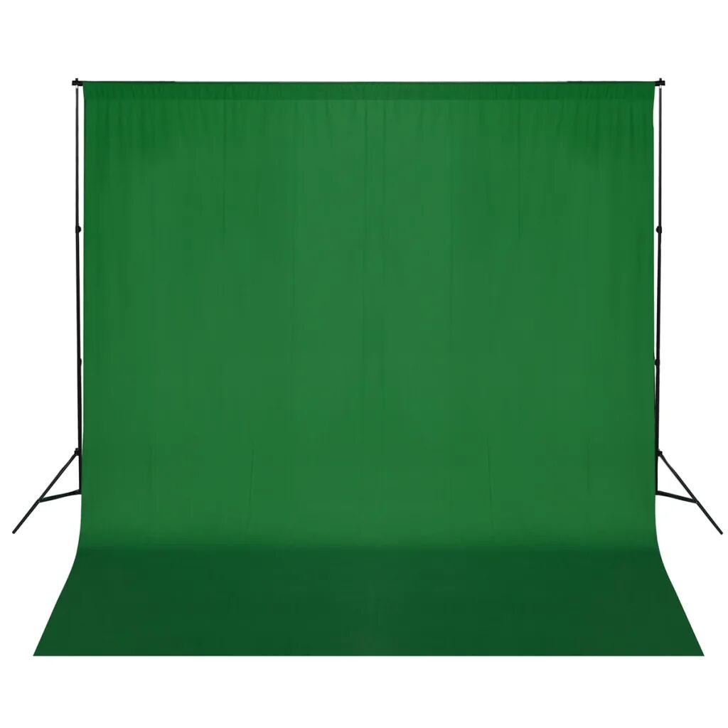 vidaXL Systém na zavesenie fotopozadia 600x300 cm, zelené