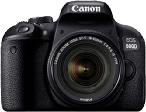 Refurbished: Canon EOS 800D 18-55 IS STM Black, B