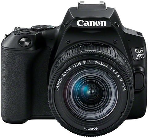 Refurbished: Canon EOS 250D 24.1M+18-55mm III, B