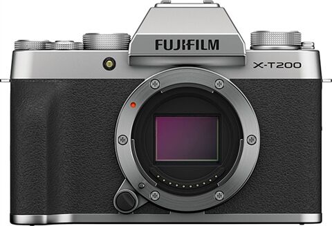 Refurbished: Fujifilm X-T200 24.2MP Mirrorless Digital Camera (Body Only) Silver, B