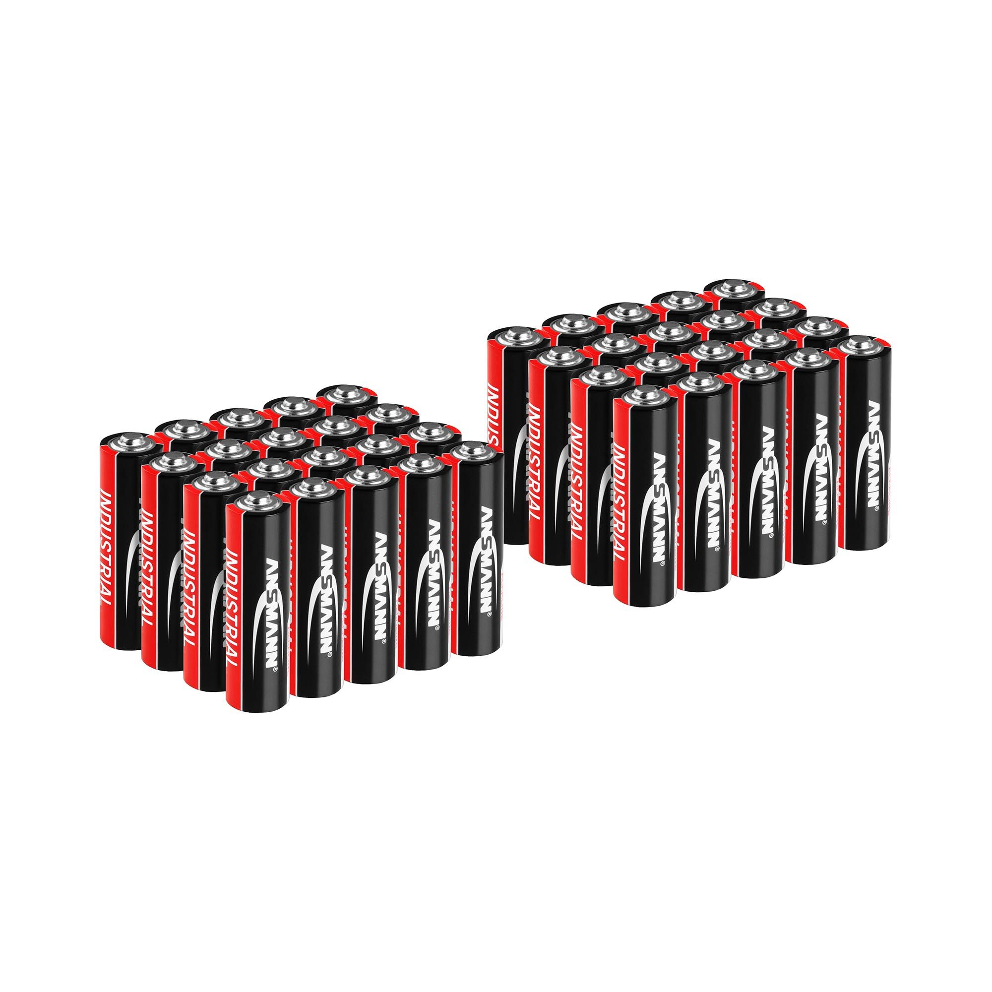 Ansmann 40 x Mignon AA LR6 Batteries - Ansmann INDUSTRIAL Alkaline Batteries - 1.5 V 1502-0002-SET1