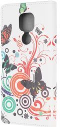 Geen Motorola Moto G9 Play / Moto E7 Plus Hoesje met Vlinder Print