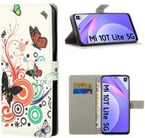 Geen Xiaomi Mi 10T Lite Vlinders Print Book Case