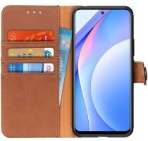 Geen Xiaomi Mi 10T Lite 5G Hoesje Retro Wallet Book Case Bruin