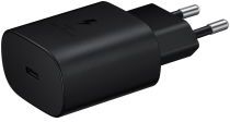 Samsung Originele Samsung Super Fast Charge Adapter USB-C Snellader 25W Zwart