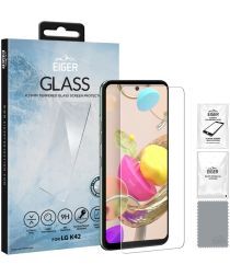 Eiger LG K42 / K52 Tempered Glass Case Friendly Screen Protector Plat