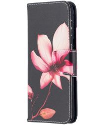 Geen Samsung Galaxy S21 Plus Portemonnee Hoesje met Bloemen Print