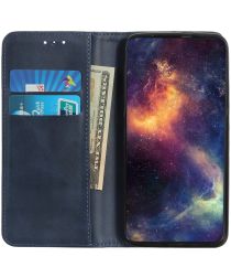 Geen Xiaomi Poco M3 Hoesje Portemonnee Splitleer Book Case Blauw
