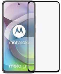 Geen Motorola Moto G 5G Screenprotector 2.5D Arc Edge Tempered Glass Zwart