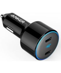 Anker PowerDrive+ III Autolader met Dubbele USB-C Poort Zwart