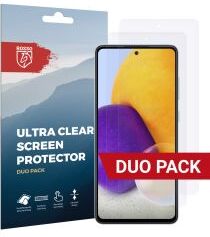 Rosso Samsung Galaxy A72 Ultra Clear Screen Protector Duo Pack