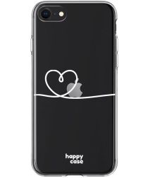 HappyCase Apple iPhone SE 2020 Hoesje Flexibel TPU Hartje Print