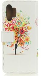 Geen Samsung Galaxy A32 5G Hoesje Portemonnee met Tree Print