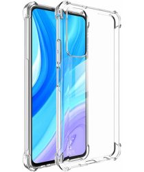 Geen IMAK Huawei P Smart 2021 Hoesje TPU met Screen Protector Transparant