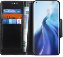 Geen Xiaomi Mi 11 Hoesje Wallet Book Case Kunstleer Zwart