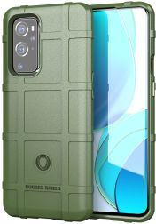 Geen OnePlus 9 Hoesje Shock Proof Rugged Shield Back Cover Groen