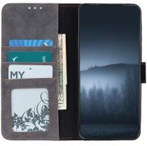 KHAZNEH Nokia 5.4 Hoesje Retro Wallet Book Case met Stand Zwart