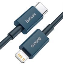 Baseus Superior Series USB-C naar Apple Lightning PD 20W 1 Meter Blauw