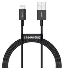 Baseus Superior Series USB naar Apple Lightning 2.4A Zwart 1 Meter