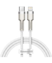 Baseus Cafule Series USB-C naar Apple Lightning Kabel PD 20W 1m Wit