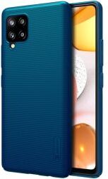 Nillkin Super Frosted Shield Hoesje Samsung Galaxy A42 Blauw