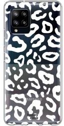 HappyCase Samsung Galaxy A42 Hoesje Flexibel TPU Luipaard Print