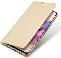 Dux Ducis Skin Pro Xiaomi Redmi Note 10 / 10S Hoesje Wallet Case Goud