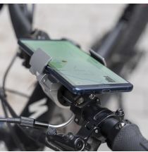 4smarts Ringmount Compacte Telefoonhouder voor Fiets Zilver