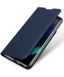 Dux Ducis Skin Pro Series Oppo Find X3 Pro Hoesje Wallet Case Blauw