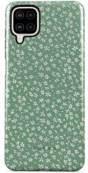 Burga Tough Case Samsung Galaxy A12 Hoesje Lush Meadows Print