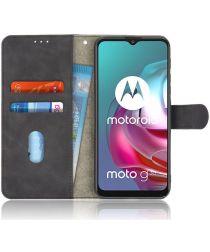 Geen Motorola Moto G10 / G20 / G30 Hoesje Wallet Book Case Zwart