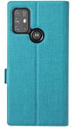 Geen Motorola Moto G10 / G20 / G30 Hoesje Portemonnee Book Case Groen