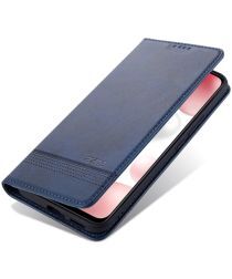 Geen AZNS Xiaomi Mi 11 Hoesje Portemonnee Book Case Kunstleer Blauw