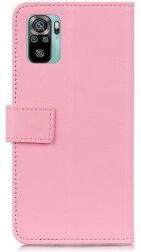 Geen Xiaomi Redmi Note 10 / 10S Hoesje Wallet Book Case met Stand Roze