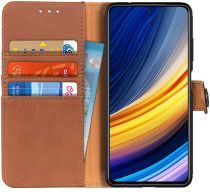 KHAZNEH Oppo Find X3 Pro Hoesje Portemonnee Book Case Bruin