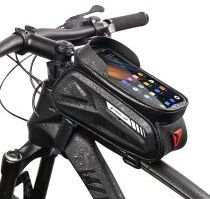 Geen Waterdichte Fietstas Stuur Racefiets/Mountainbike met Smartphonehouder