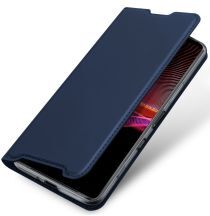 Dux Ducis Skin Pro Series Sony Xperia 1 III Hoesje Wallet Case Blauw