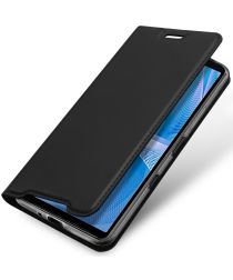 Dux Ducis Skin Pro Series Sony Xperia 10 III Hoesje Wallet Case Zwart