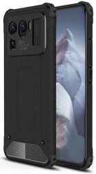 Selected by GSMpunt.nl Xiaomi Mi 11 Ultra Hoesje Shock Proof Hybride Back Cover Zwart