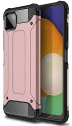 Selected by GSMpunt.nl Samsung Galaxy A22 5G Hoesje Shock Proof Hybride Back Cover Roze