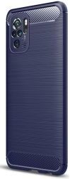 Selected by GSMpunt.nl Xiaomi Redmi Note 10 / 10S Hoesje Geborsteld TPU Back Cover Blauw