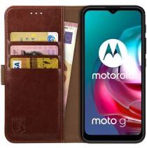 Rosso Element Motorola Moto G10/G20/G30 Hoesje Book Cover Wallet Bruin