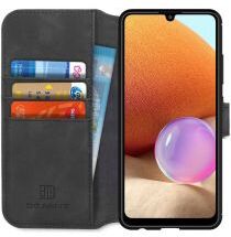 DG Ming Samsung Galaxy A32 4G Hoesje Retro Wallet Book Case Zwart