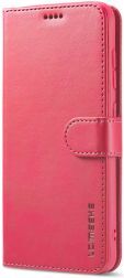 LC.IMEEKE Samsung Galaxy S21 FE Hoesje Wallet Book Case Roze