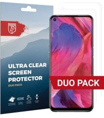 Rosso Oppo A74 5G Ultra Clear Screen Protector Duo Pack